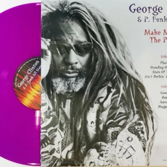 George Clinton Make My Funk The P-Funk LP ~ RSD 2020 ~ Neon Violet Vinyl ~ New! - Picture 2 of 3